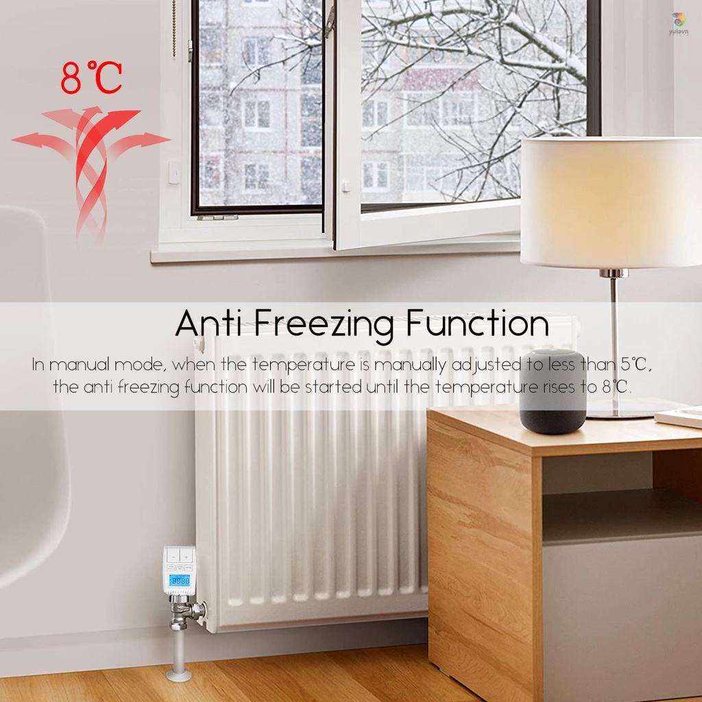 Van Tản Nhiệt Thông Minh Điều Khiển Bằng Giọng Nói Mở Cửa Sổ Chống Đóng Băng Chống Đóng Băng Trong Nhà