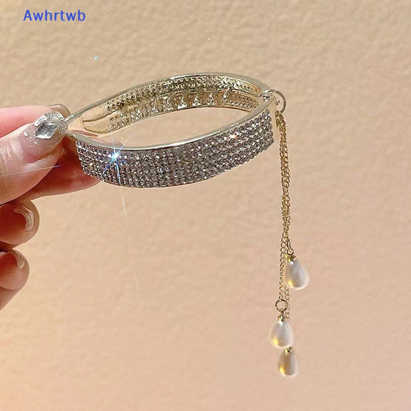 Kẹp Tóc Nơ Đính Ngọc Trai Thời Trang Cho Nữ Mới