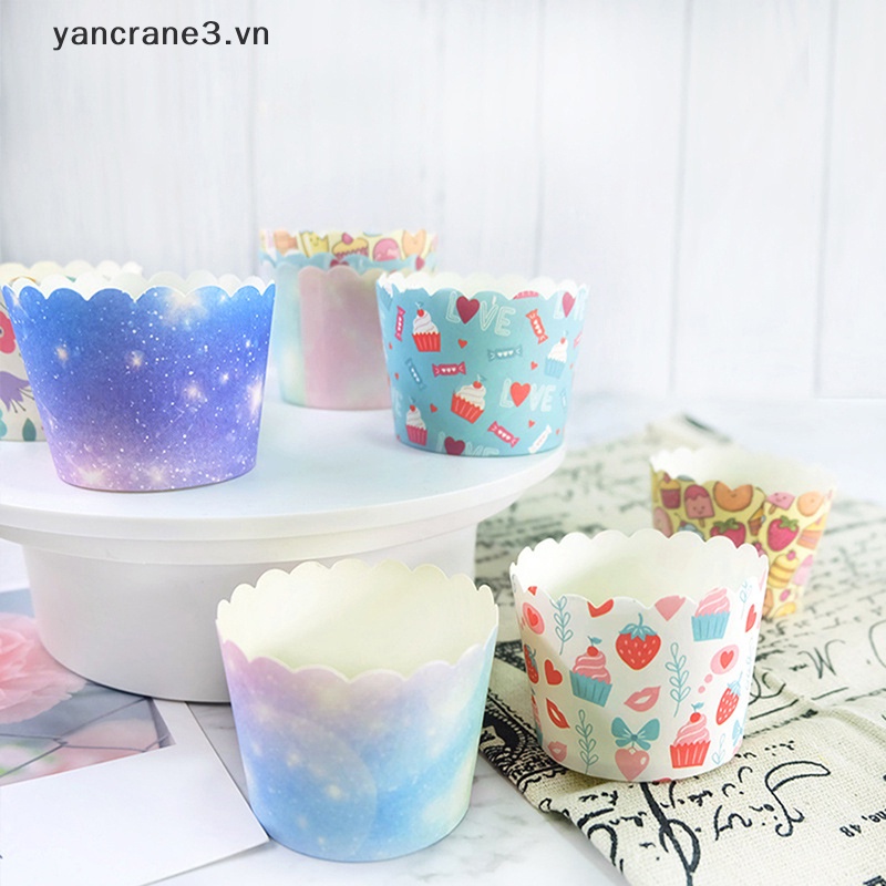 Set 50 Cốc Giấy Đựng Bánh Cupcake Muffin 3.vn