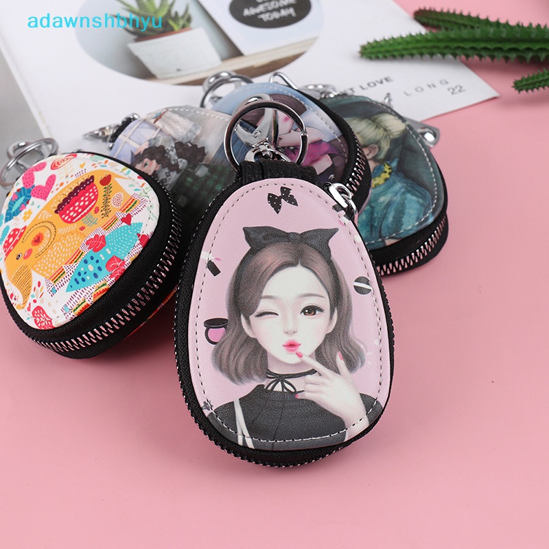 Adwnshbhyu Ví Đựng Tiền Xu Chìa Khóa Họa Tiết Hoạt Hình Thời Trang Cho Nữ