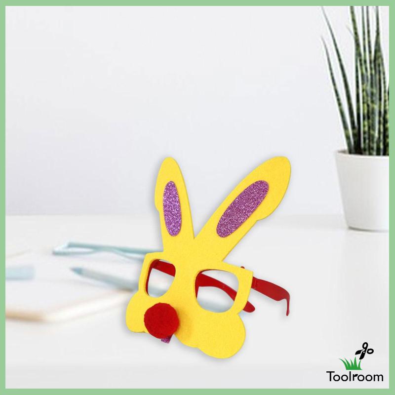 Mắt Kính Thỏ Phục Sinh Nhồi Bông Trang Trí Tiệc