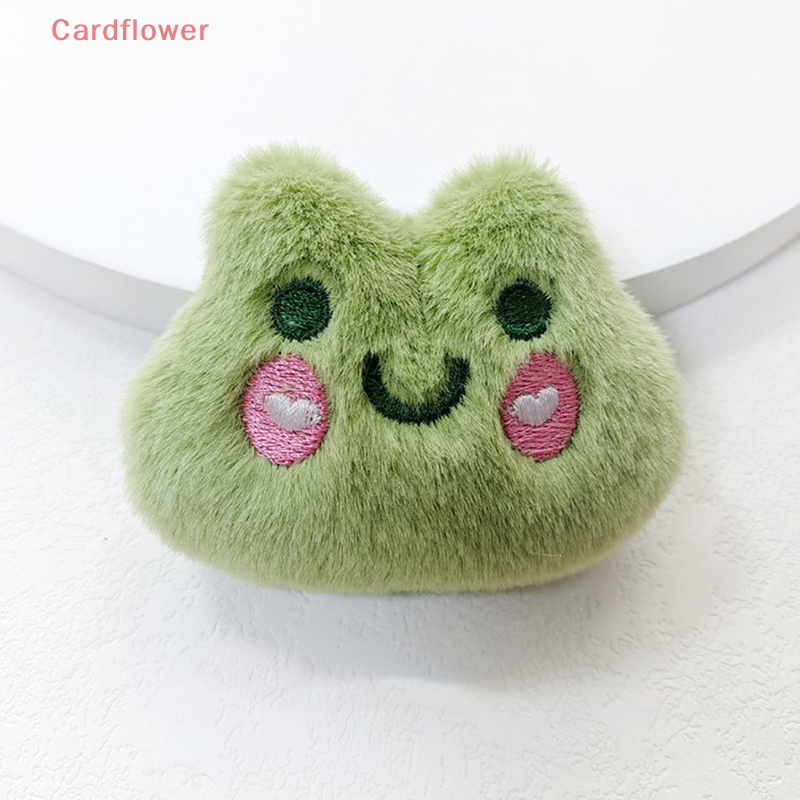 < Cardflower > Ghim Cài Áo Hình Gấu Hoạt Hình / Dâu Tây Nhồi Bông Dễ Thương Thời Trang Nữ Và Trẻ Em Mới