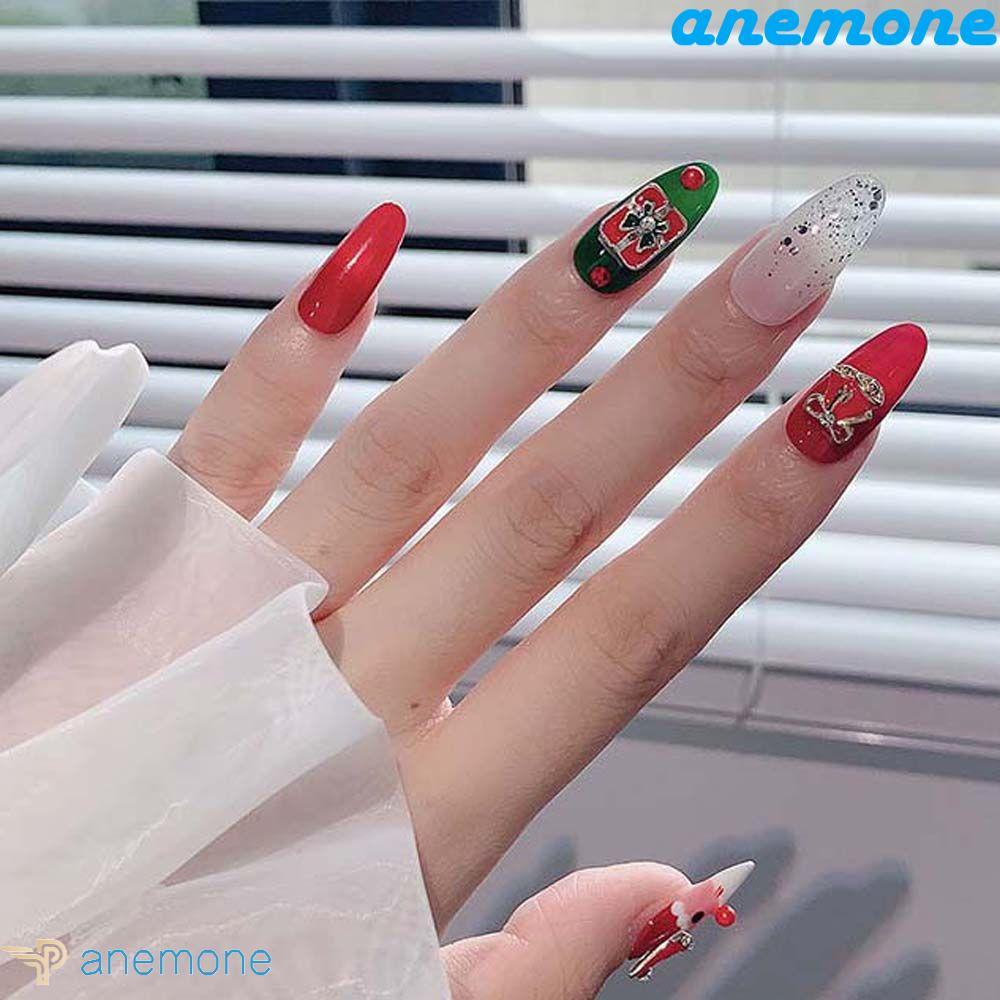 Phụ Kiện Trang Trí Móng Tay Chủ Đề Giáng Sinh Xinh Xắn