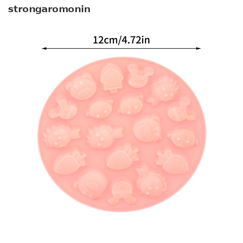 Khuôn Silicone Làm Bánh Donut Trái Cây Mini DIY