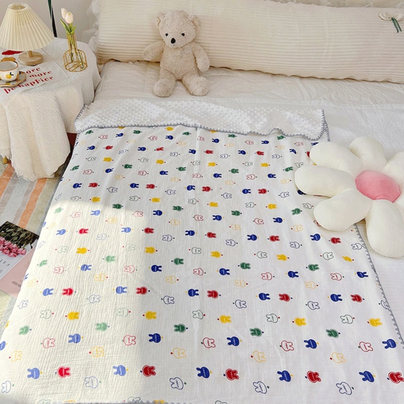 Chăn Quấn Em Bé Chất Liệu Cotton Muslin Mềm Mại Tiện Dụng