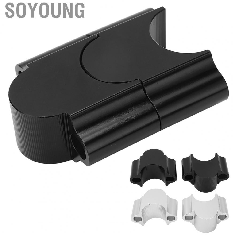 Soyoung Handlebar Riser Clamp  Motorcycle Handlebar Riser Clamp 2 PCS Left and Right Precise 28mm 30mm  for Motorbike
