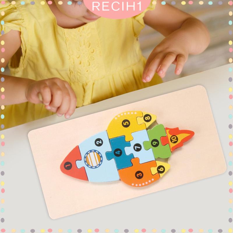 Bộ Đồ Chơi Xếp Hình Phương Tiện Giao Thông Montessori Dành Cho Trẻ Mẫu Giáo