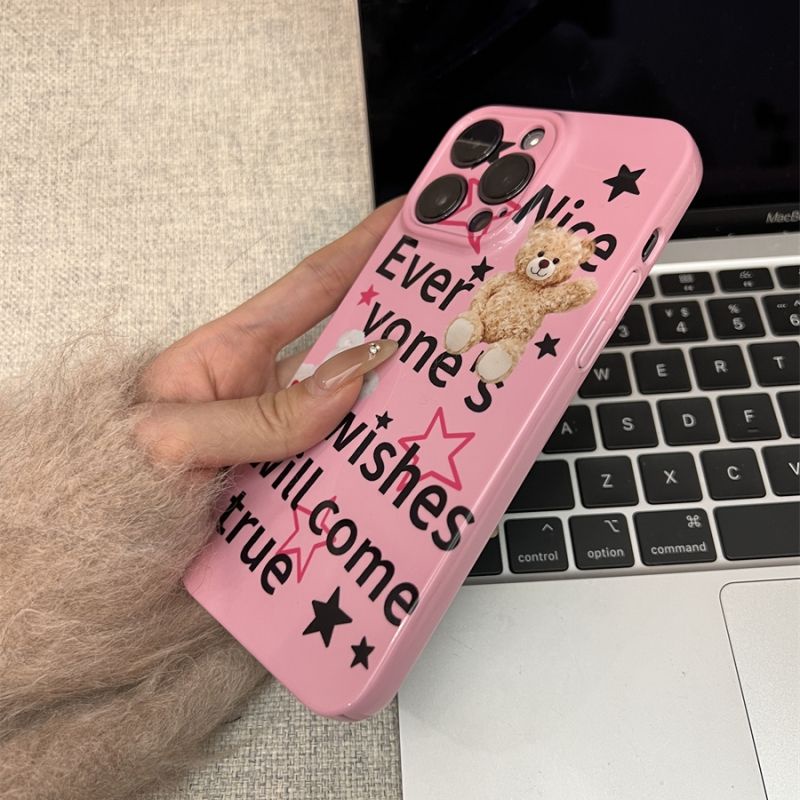 Ultra Ốp Điện Thoại Cứng / Mỏng In Hình Chú Gấu Muppet Màu Hồng Cho Iphone 11 1378P 14pro R1P7