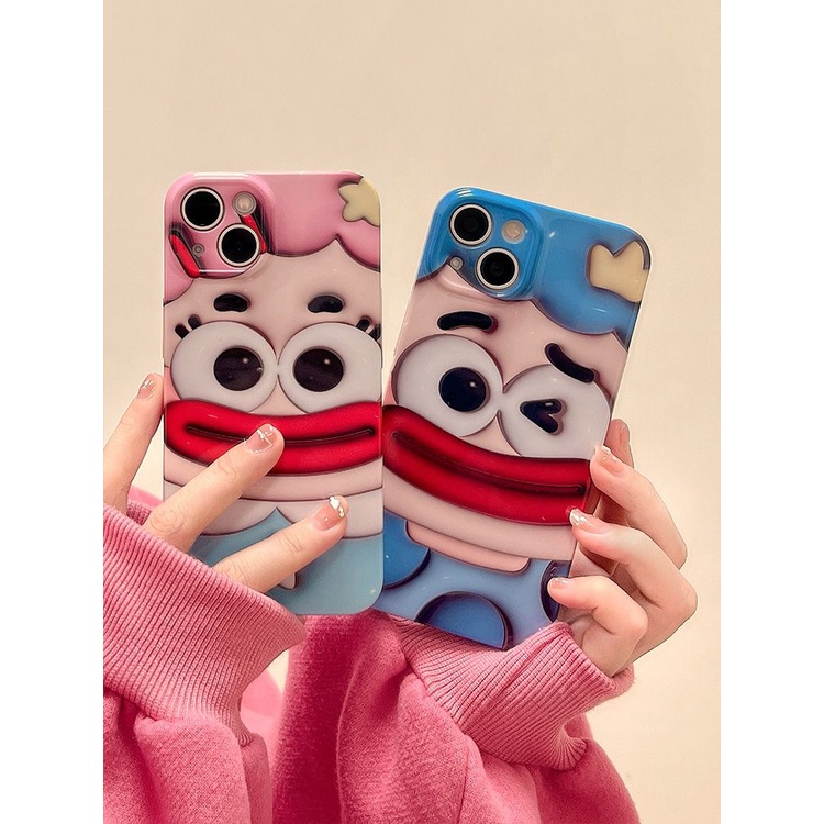 Ốp Điện Thoại Họa Tiết Hoạt Hình Mắt To Dễ Thương HC5D Cho Iphone 8p7 13 11 14Promax