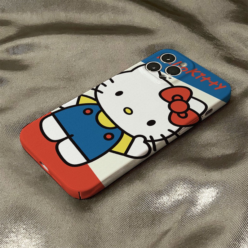 Ốp Điện Thoại Họa Tiết Hoạt Hình Hello Kitty Dễ Thương Chống Sốc Cho iPhone13 14pro 8P11 max 7 DMBB