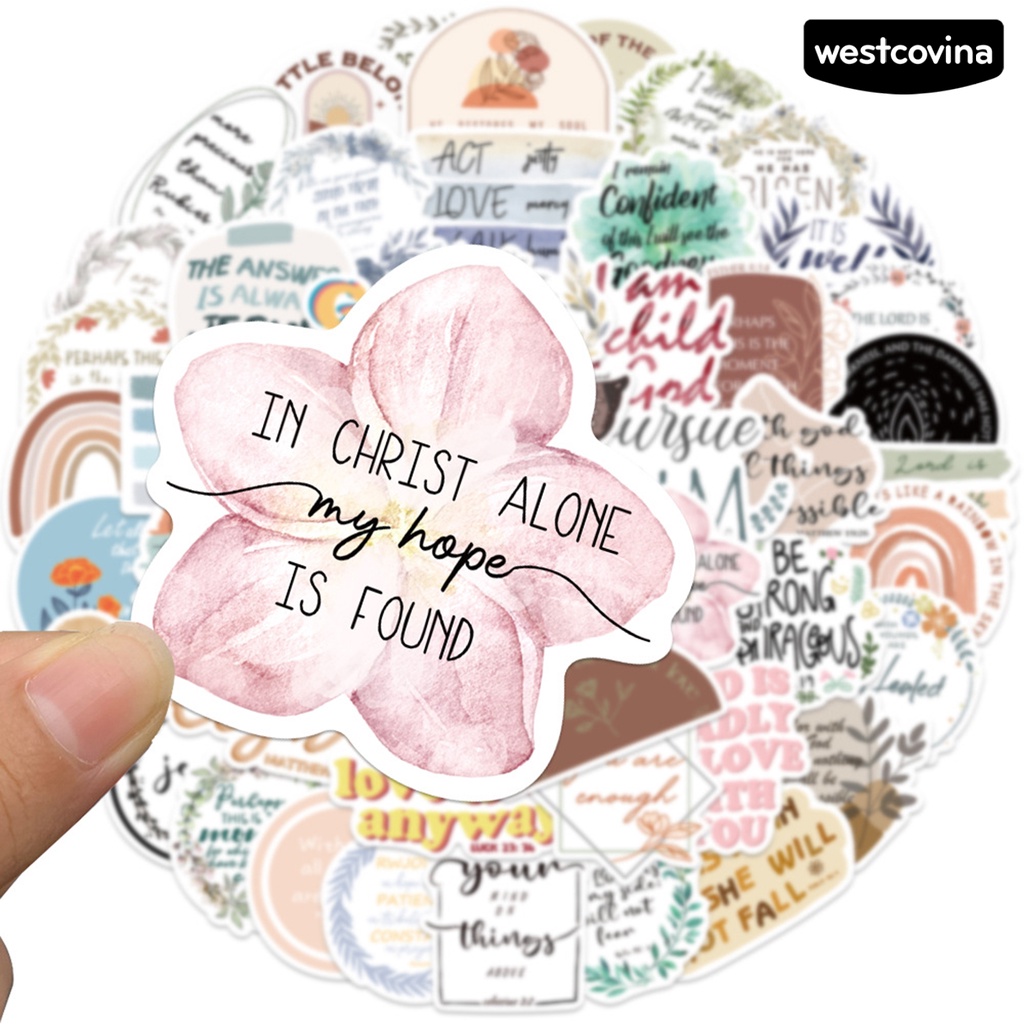 [COD]♪Bộ 50 Miếng Dán Chống Thấm Nước Tự Dính Trang Trí Sổ Tay