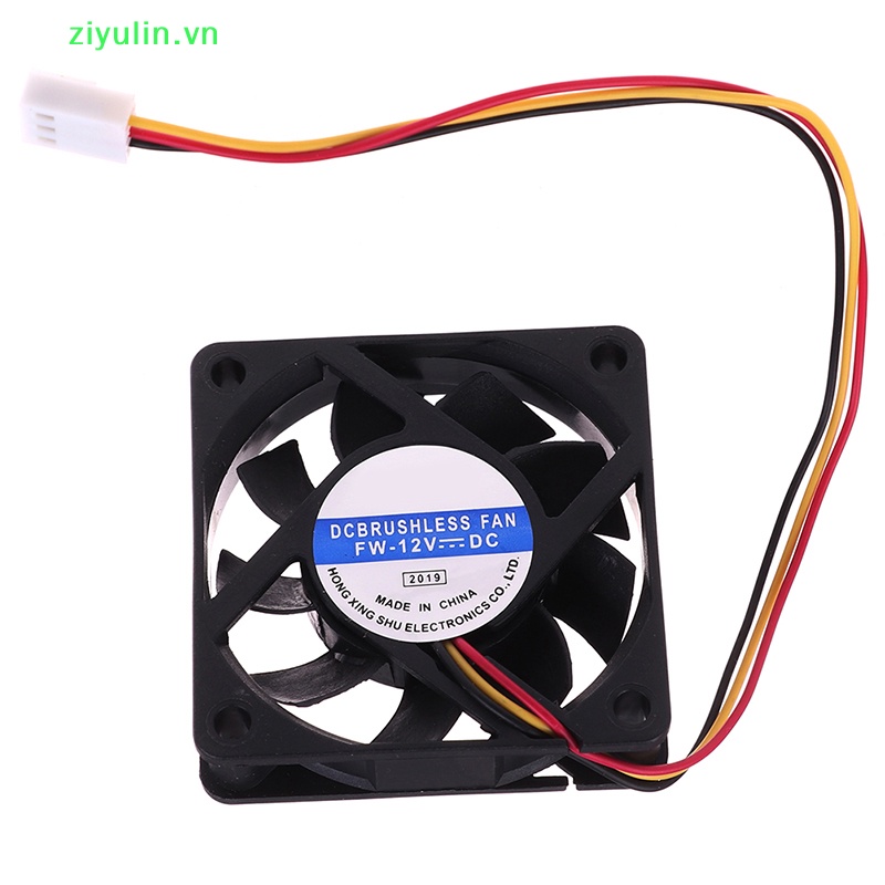 1 Quạt Tản Nhiệt Mini 6010 60mm 60 * 60mm 12V 3Pin