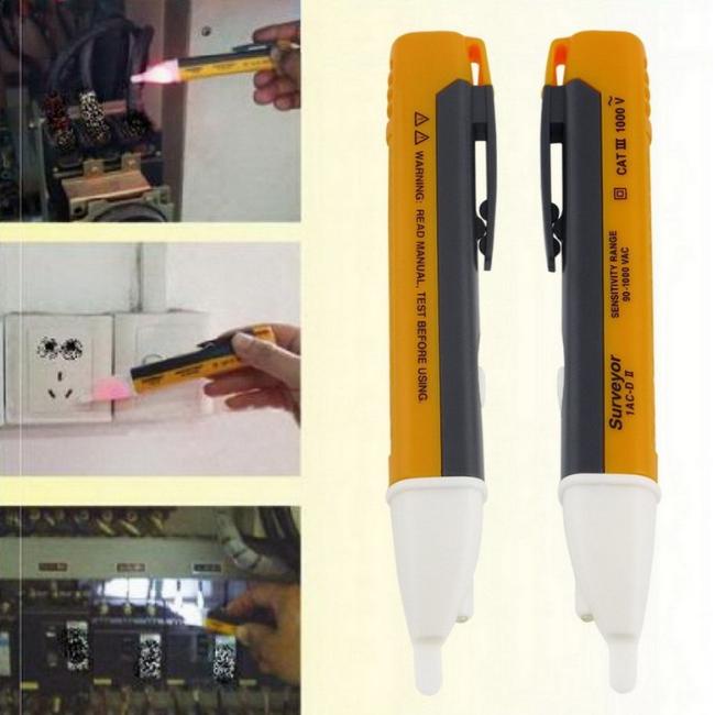 Bút Dò Thử Điện Có Đèn Led Kèm Âm Thanh Cảnh Báo