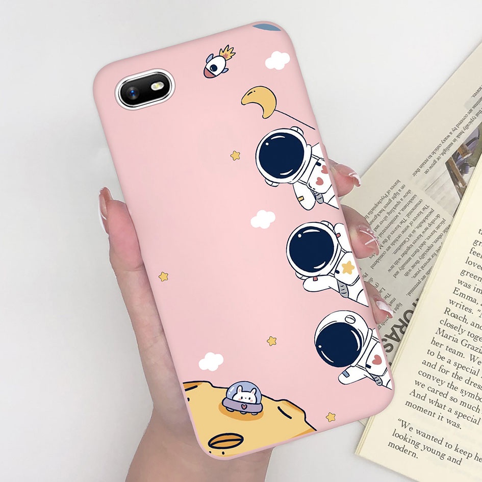 Ốp Điện Thoại Silicon Chống Sốc Hình Hoa Cho Oppo A1k Realme C2 Realme C 2 Oppo A1 k A 1 k RealmeC 2