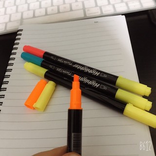 Bút Highlight, Bút Nhớ Dòng 2 Đầu Stacom _bmd