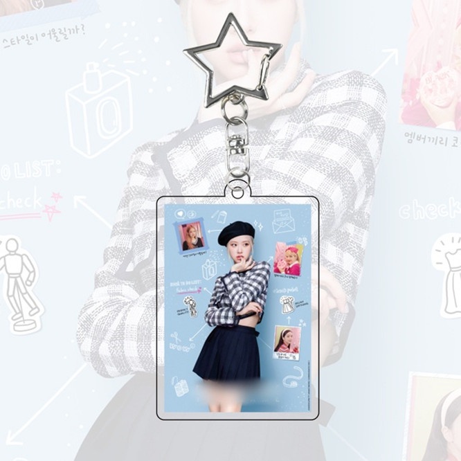 1 Thành Viên BP Solo Acrylic Móc Chìa Khóa BP JENNIE LISA ROSE JISOO Móc Khóa Treo Lên Hàng Giá Rẻ CX