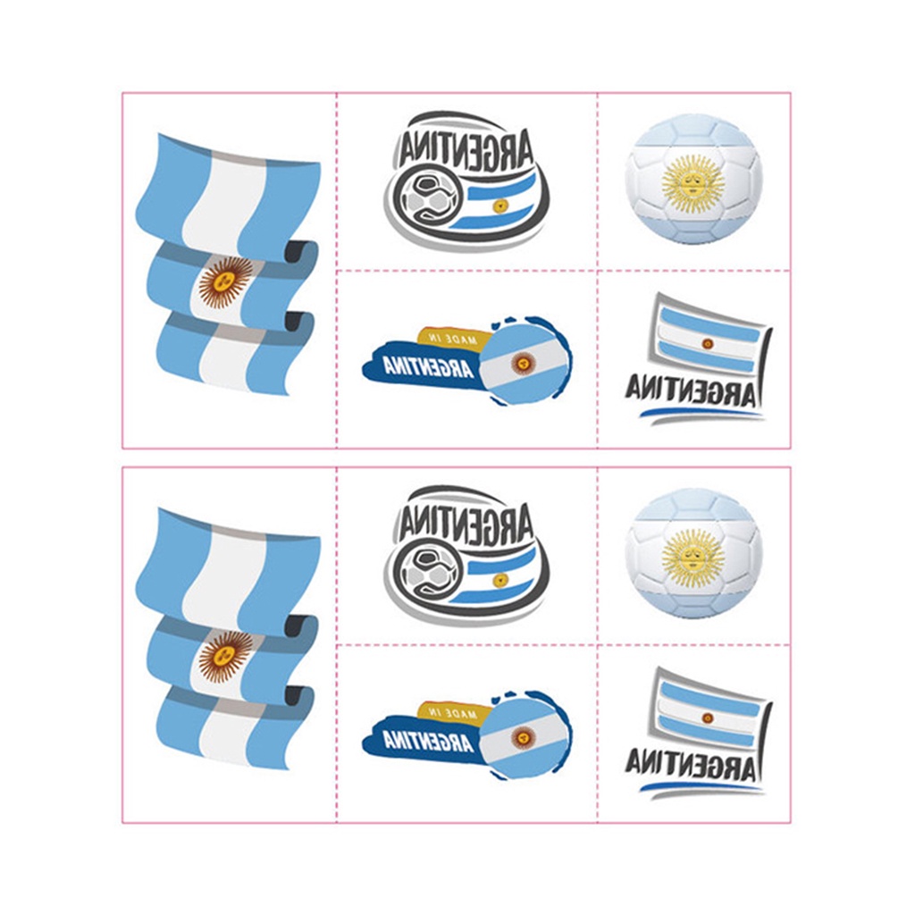 Bộ 2 Miếng Dán Hình Xăm Tạm Thời Lâu Trôi Chống Nước Chống Mồ Hôi Có Thể Tháo Rời Cho Unisex