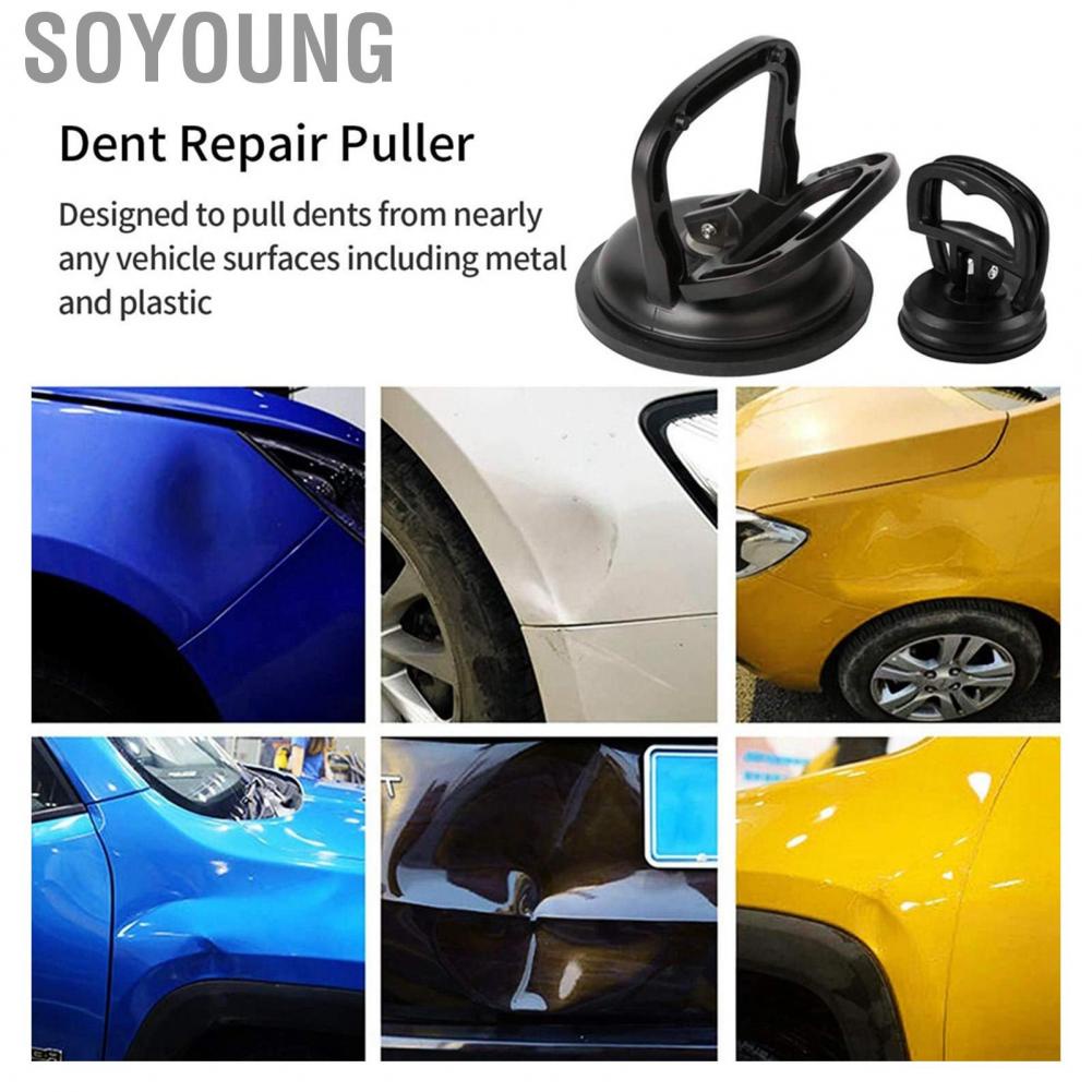Soyoung Auto Body Dent Puller Removal Tool Sucker Suction Cup Car Repair with Aluminum Alloy Handles