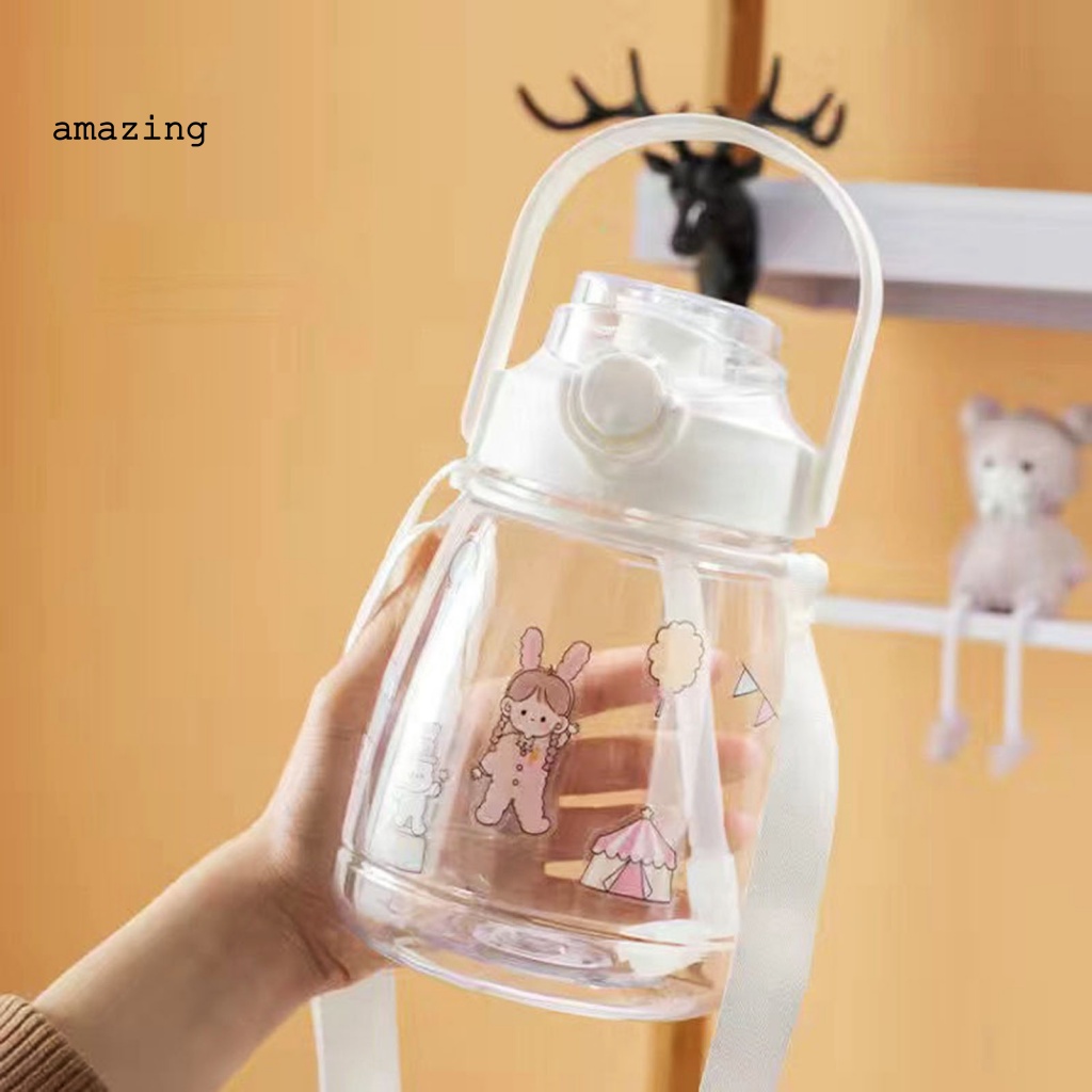 Bình Đựng Nước Gọn Nhẹ Có Tay Cầm Tiện Dụng Cho Trường Học