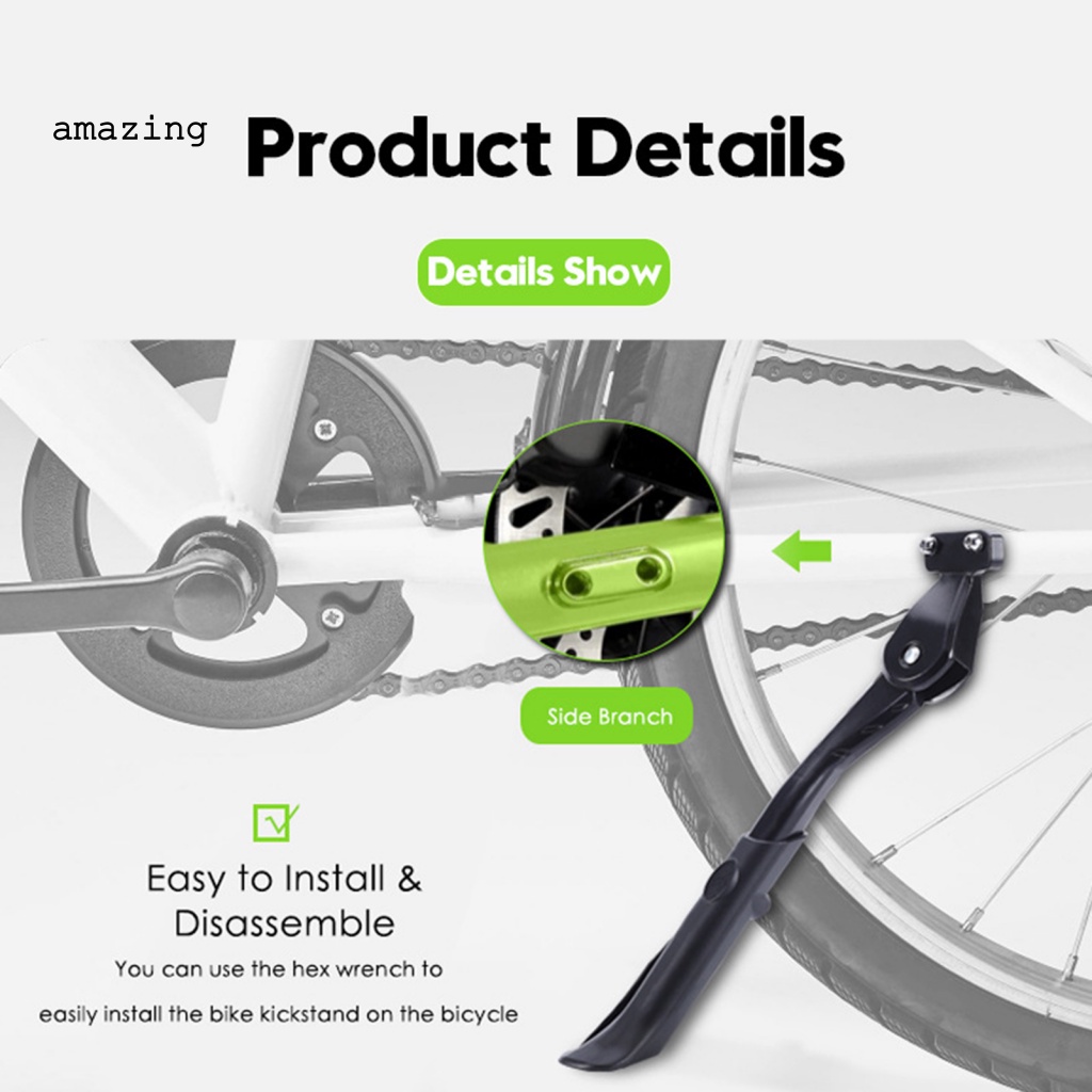 Giá Đỡ Chân Chống Xe Đạp Hình Lục Giác Dày Dặn Có Thể Điều Chỉnh