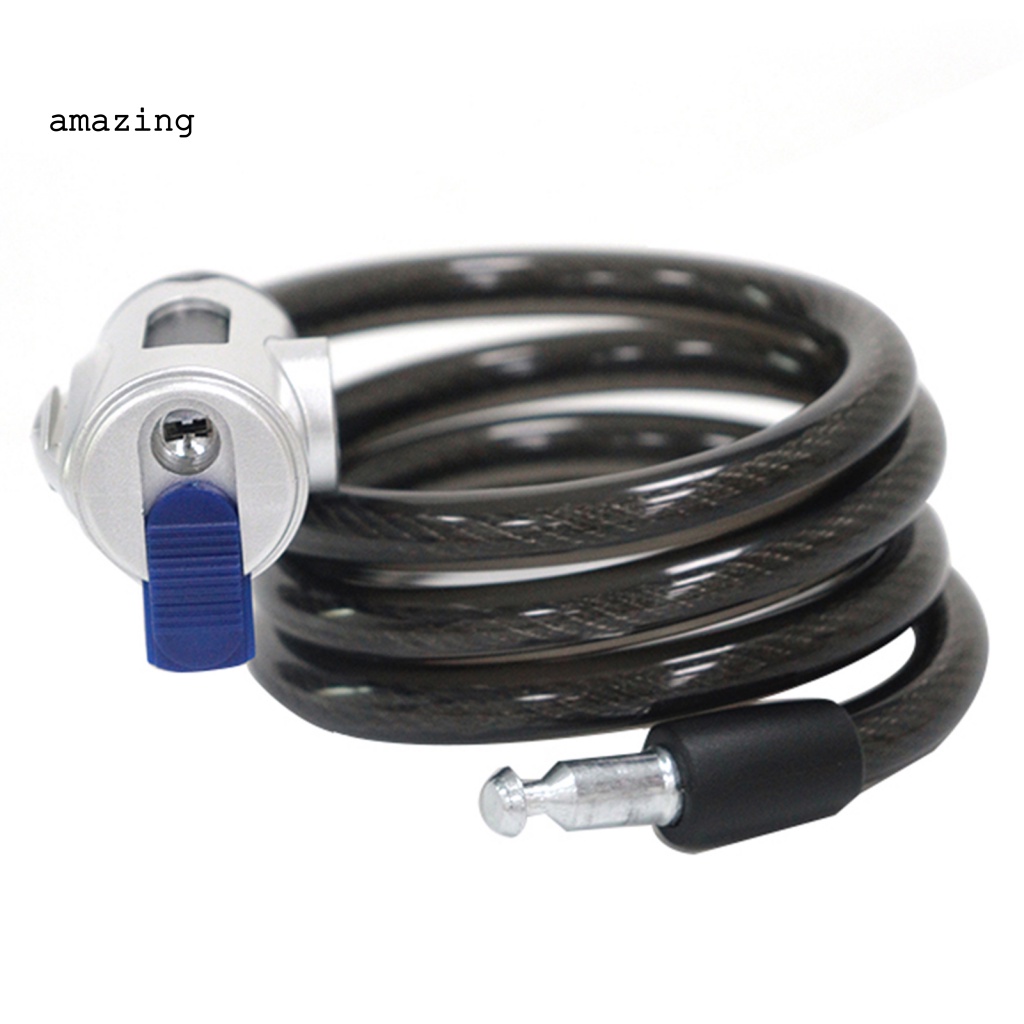 Ổ Khóa Xe Đạp Bằng Hợp Kim Kẽm Hình Trụ Chống Mòn / Bụi Bẩn Tiện Dụng