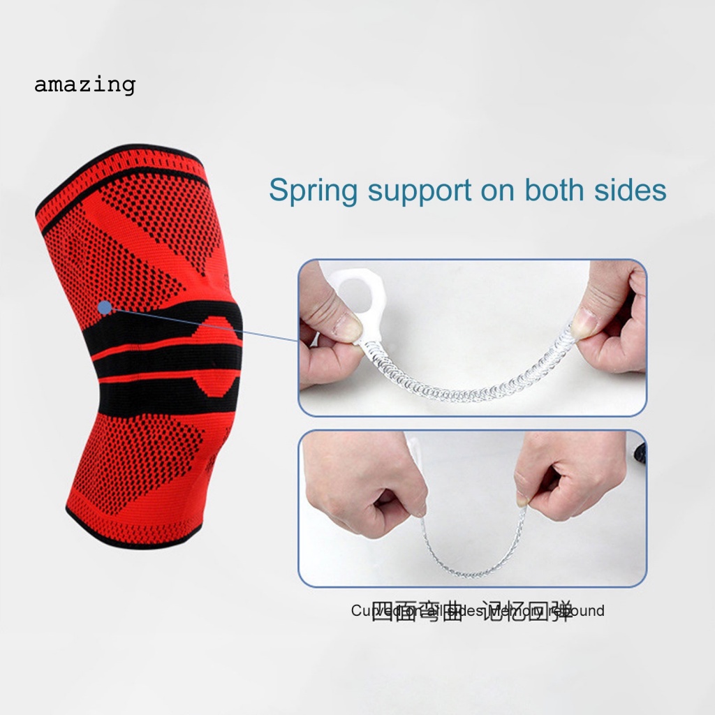 1 Miếng Đệm Bảo Vệ Đầu Gối Khi Chơi Bóng Rổ / Chạy Bộ Bằng Silicone