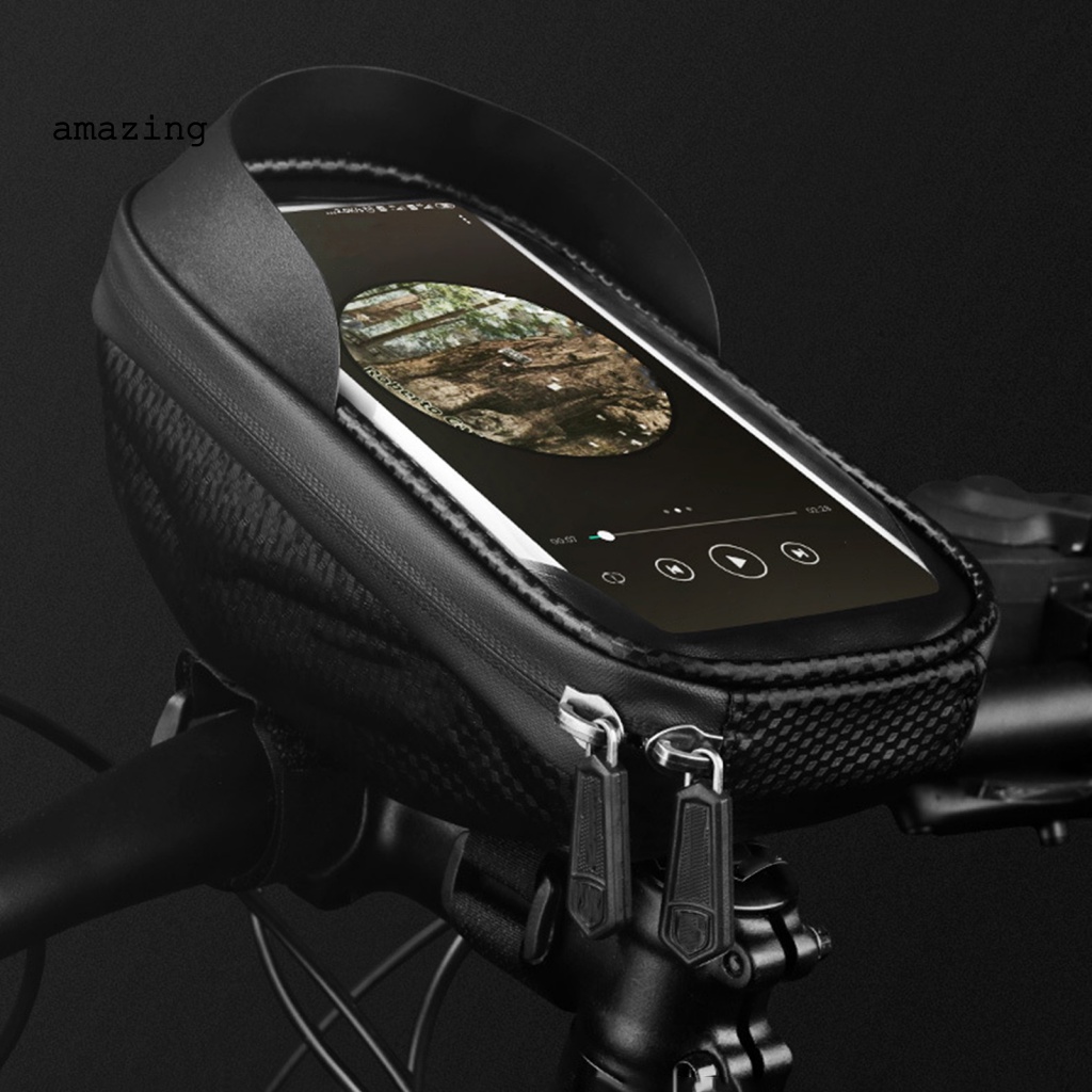 Túi Đựng Điện Thoại Vỏ Cứng Chống Thấm Nước Có Thể Chạm Màn Hình Cảm Ứng Dành Cho Xe Đạp MTB