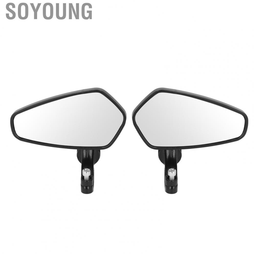 Soyoung Motorcycle Handlebar Mirrors  Long Durability Adjustable Viewing Angle Rear View Mirrors  for S1000XR S1000RR 2015-2019