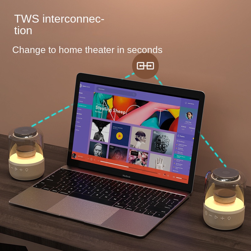 Loa Bluetooth Thông Minh 20W JP6 HYJP2 Có Đèn RGB
