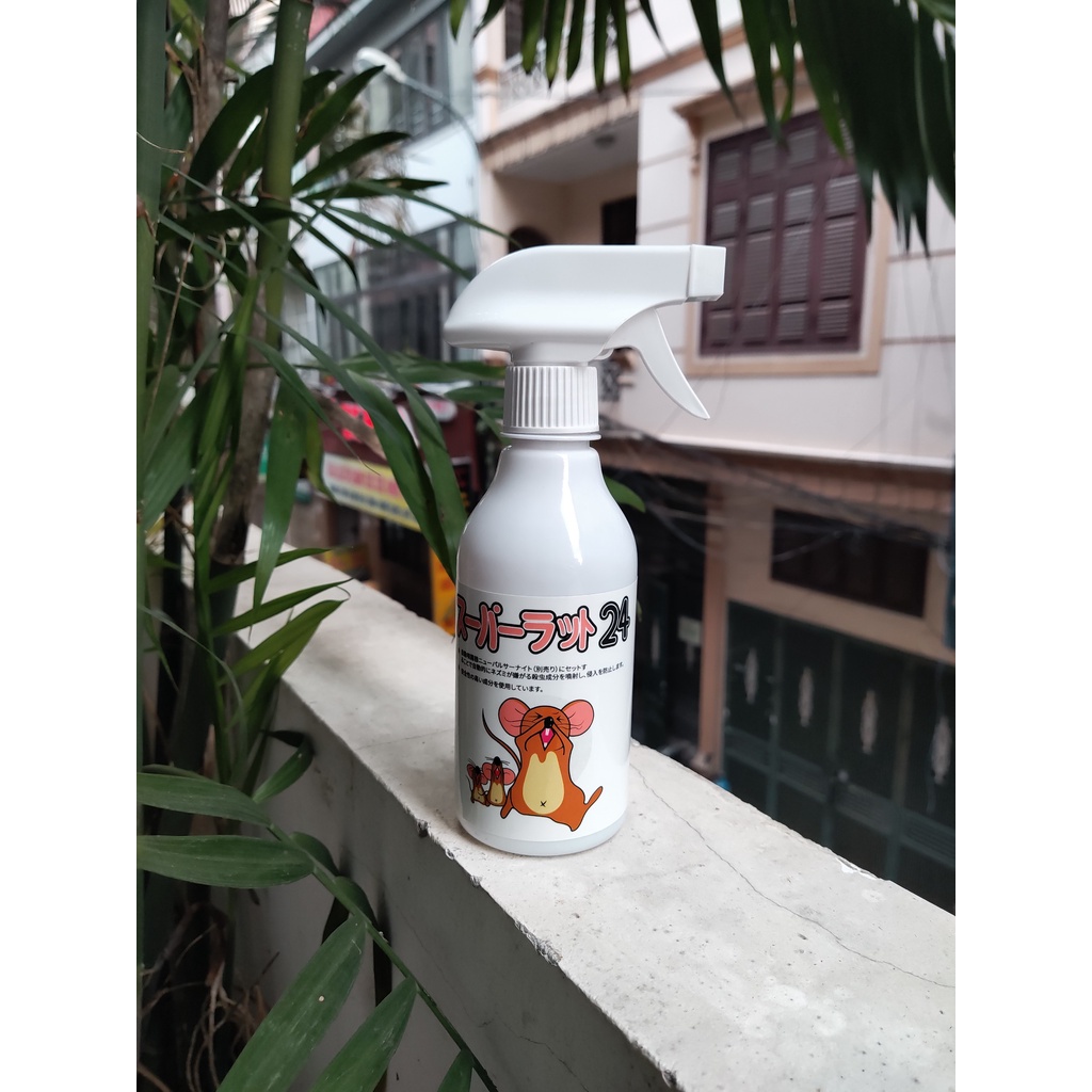 Chai Xịt Đuổi Chuột SAMURAI CARE Hương Bạc Hà - Cho xe hơi và mọi nơi-Xua đuổi chuột hiệu quả,an toàn- Chính hãng