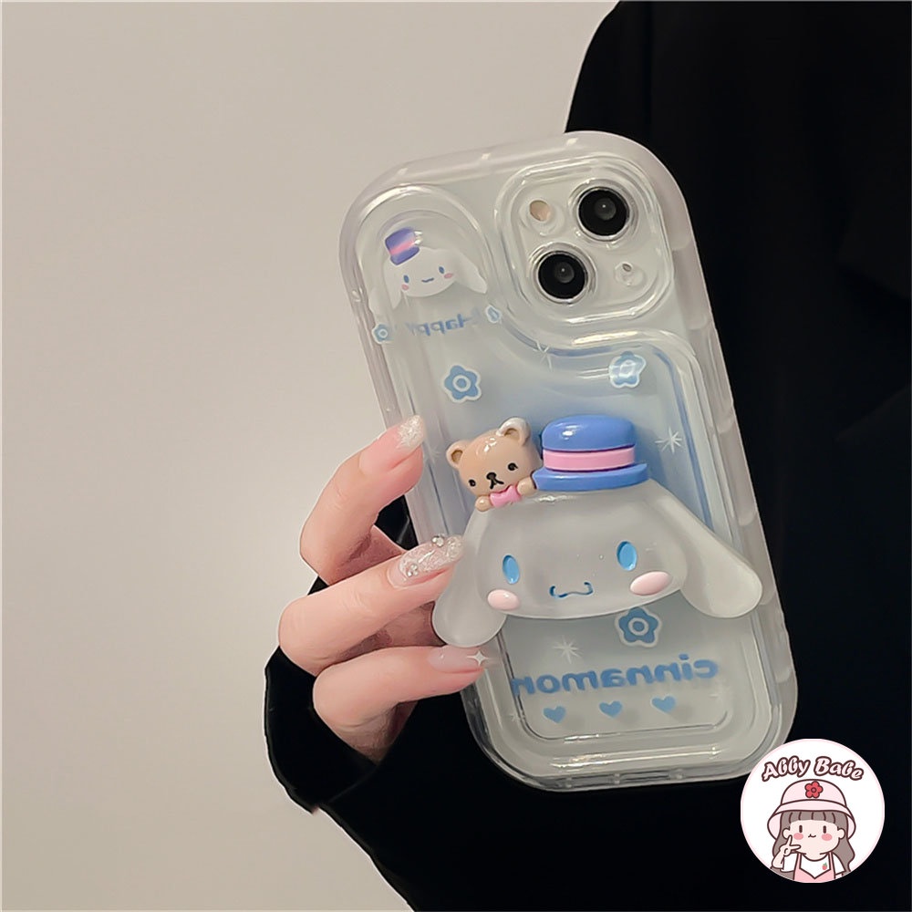 Ốp Điện Thoại TPU Mềm Trong Suốt Chống Sốc Hình Mèo 3D Cho IPhone 14 Pro Max 12 11 Pro Max X XS 7Plus