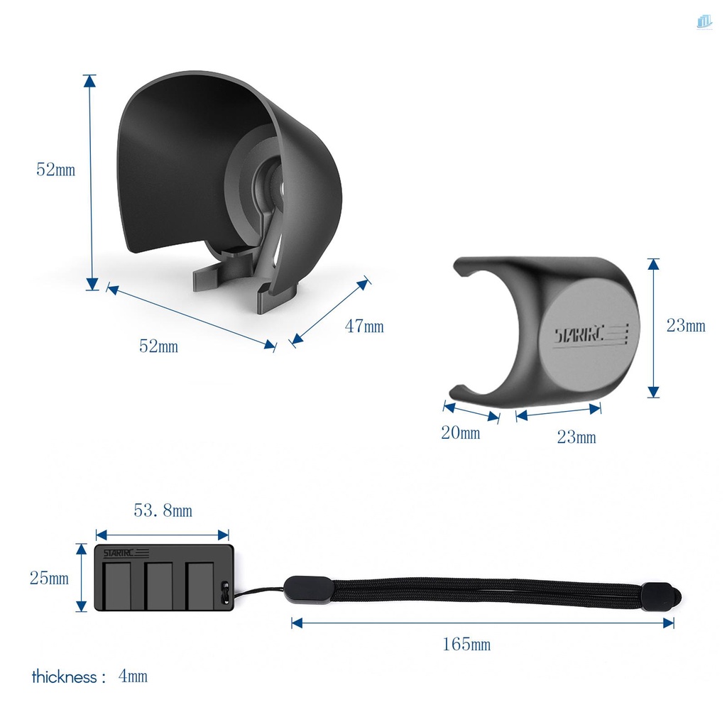 Bộ Phụ Kiện Bảo Vệ Ống Kính Máy Ảnh Đa Năng + Loa Che Nắng + Giá Đỡ Thay Thế Cho DJI Pocket 2