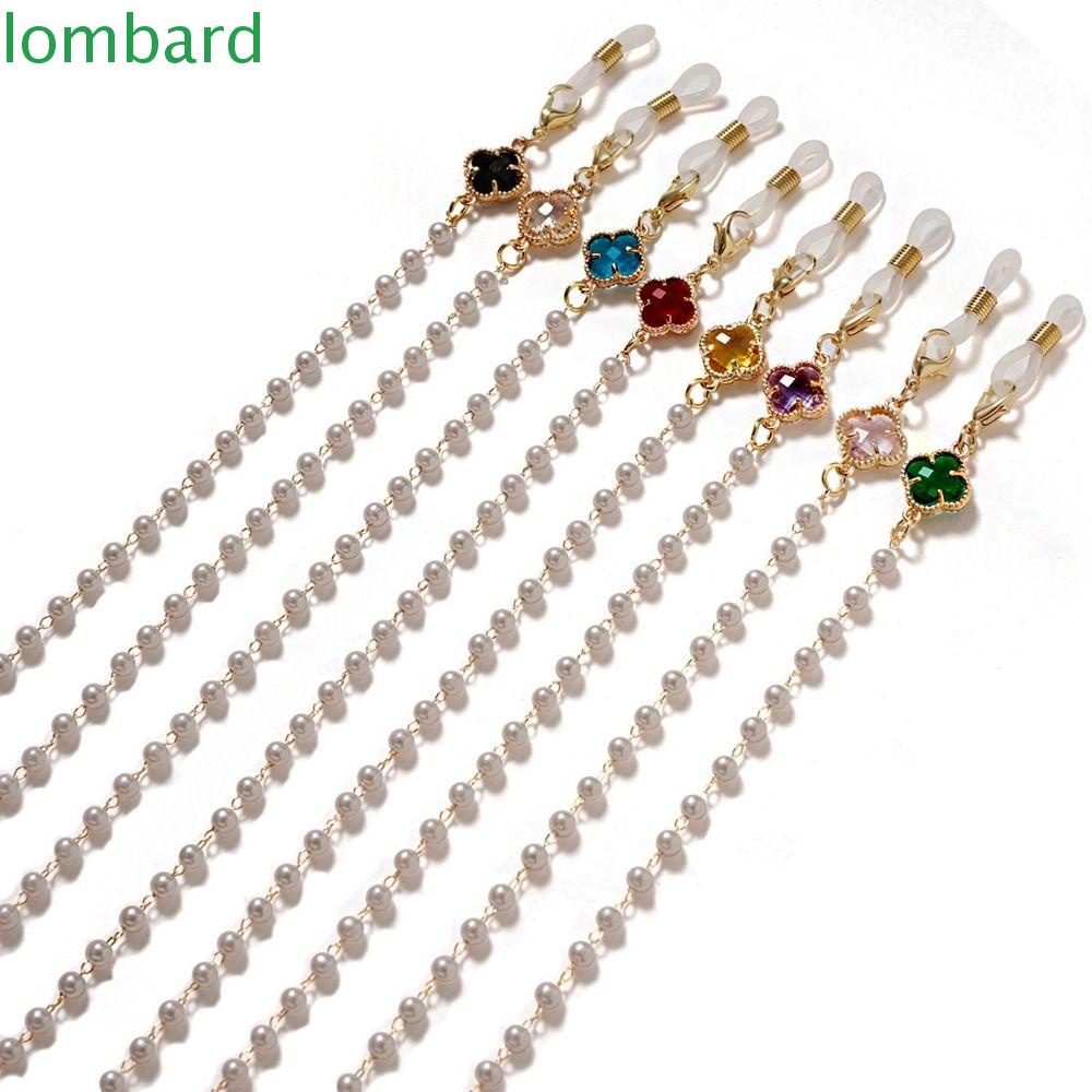 Dây Đeo Mắt Kính Chống Trượt Chống Thất Lạc Bằng Kim Loại Hình Cỏ Bốn Lá Cho Nữ|Sổ Tay Nhiều Màu Sắc Dễ Thương Xinh Xắn Cao Cấp|Dây Chuỗi Hạt Đeo Cổ Dùng Làm Trang Sức Thủ Công