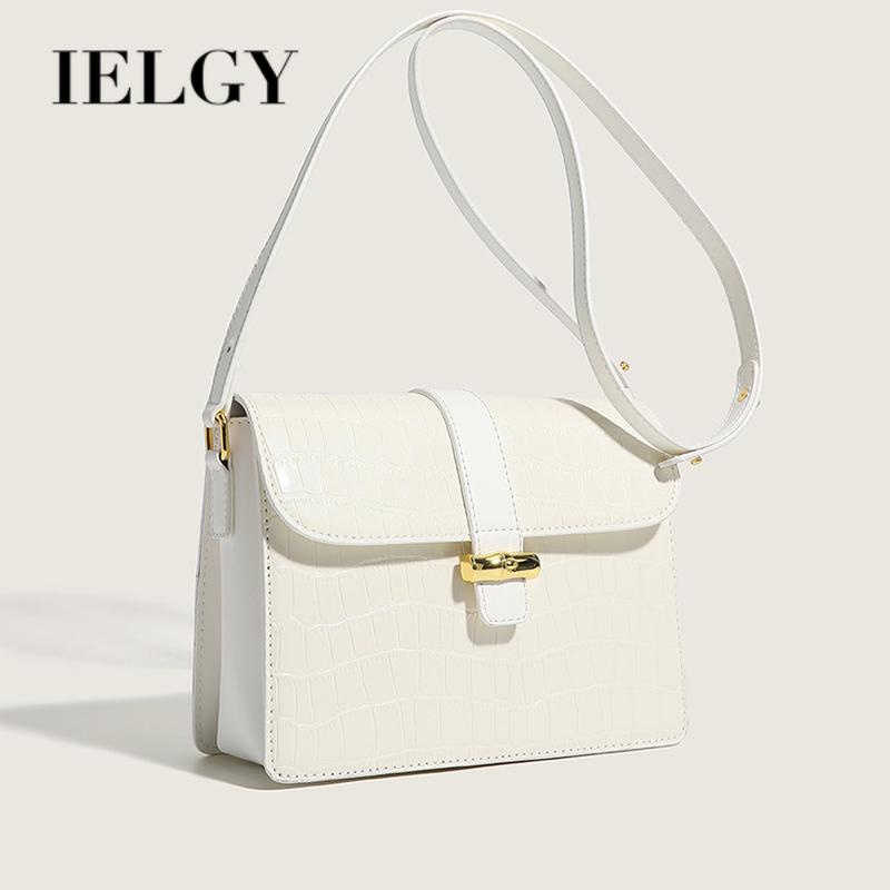 Túi Đeo Vai Hình Vuông Cỡ Nhỏ Họa Tiết Da Cá Sấu Phong Cách retro Thời Trang Cho Nữ