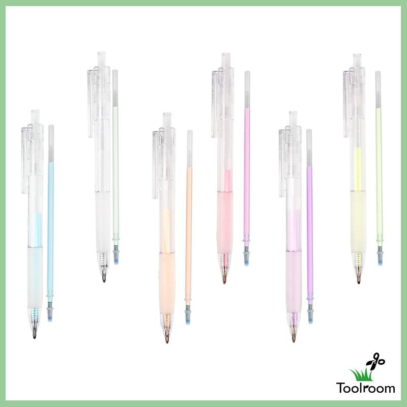 Set 6 Bút Nhấn Khô Nhanh Kèm Ruột Bút Thay Thế Trang Trí