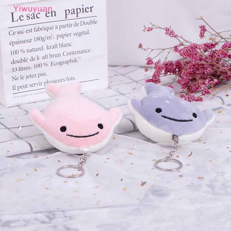 < Yiwuyuan > Cá Voi Nhồi Bông Đầu Phẳng Dễ Thương Mới