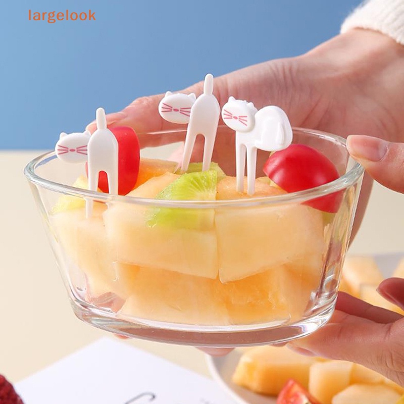 Set 6 Nĩa Ăn Trái Cây Hình Mèo Dễ Thương