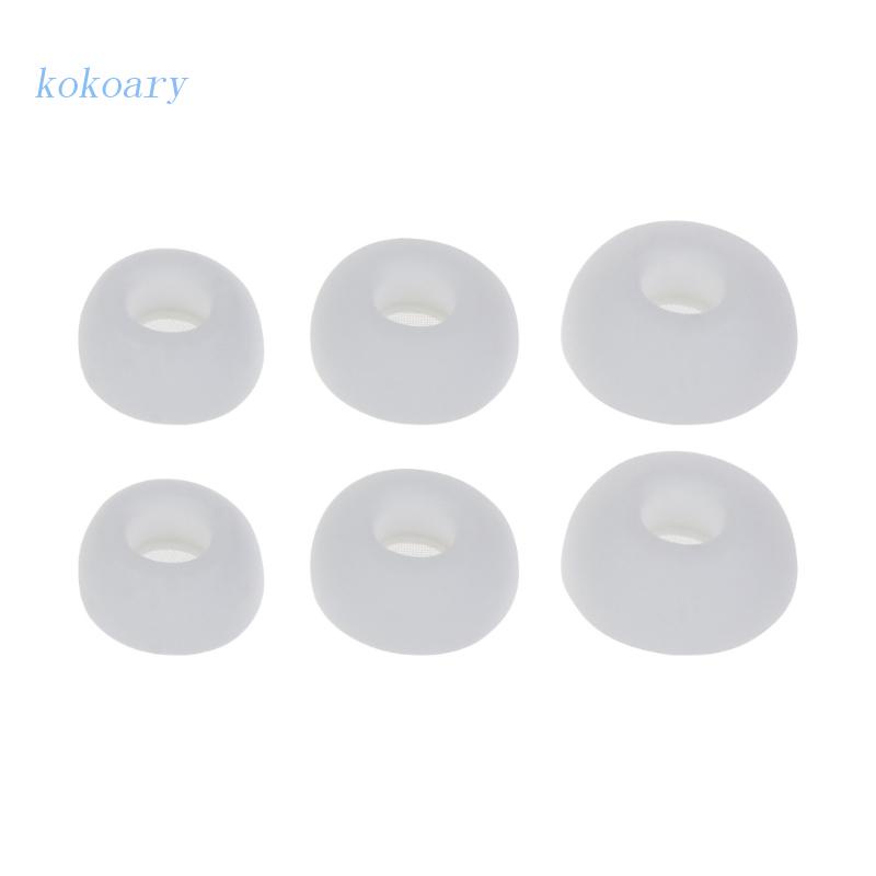 Bộ 3 Cặp Nút Bọc Tai Nghe Bằng Silicon Mềm Kích Thước L / M / S 3