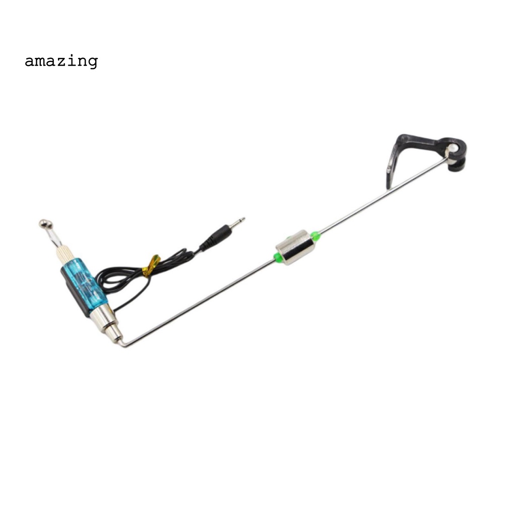 Chuông Báo Cá Cắn Câu Bằng Kim Loại Có Đèn LED Độ Nhạy Cao Chống Thấm Nước