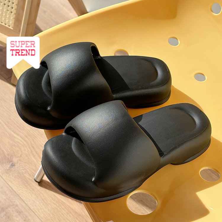 Giày Thể Thao PU Đế Dày 4CM Mềm Co Giãn Siêu Thoải Mái Màu Kẹo Tươi Tắn Có Thể Worn Ở Ngoài Nhà