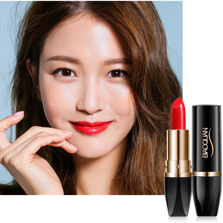 Son Môi Dưỡng Ẩm Chống Thấm Nước Lâu Trôi Không Dính Ly Màu Sắc Tươi Sáng Dành Cho Nữ