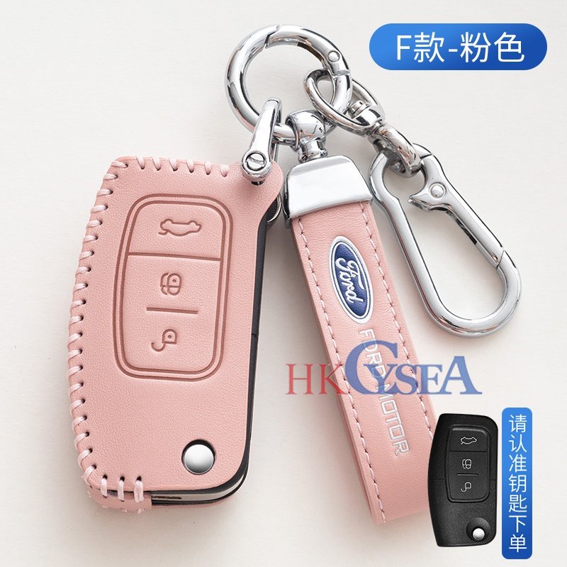 Bao Da Đựng Chìa Khóa Điều Khiển Từ Xa Cho Xe Hơi Ford Ranger Mustang Ecosport Everest Focus Fiesta Explorer