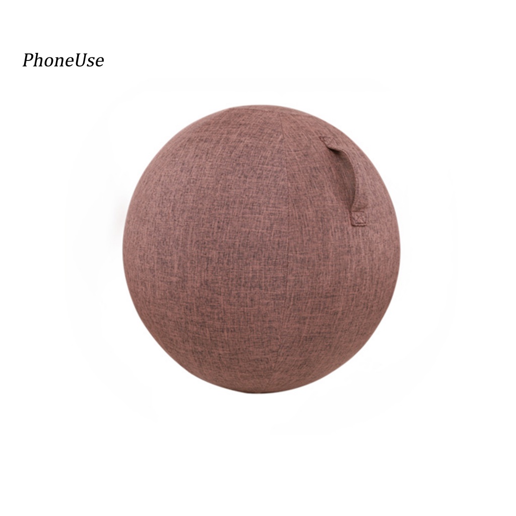 Pu Vỏ Bọc Bóng Tập Yoga Bằng Cotton Dệt Kim Chống Trượt / Bụi Bẩn Tiện Dụng Cho Gia Đình