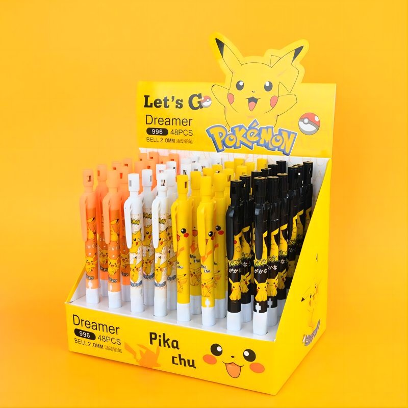 Bút Chì Bấm WJ026 Lõi 2.0 In Hình Pokemon