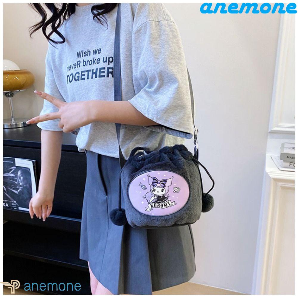 Ba Lô Nhồi Bông Mềm Mại Hình Chú Thỏ Cinnamoroll Pokemon Đáng Yêu Cho Bé