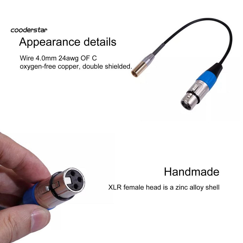 Cáp NốI Âm Thanh Micro LoạI C 3Pin XLR Cho MáY ẢNh