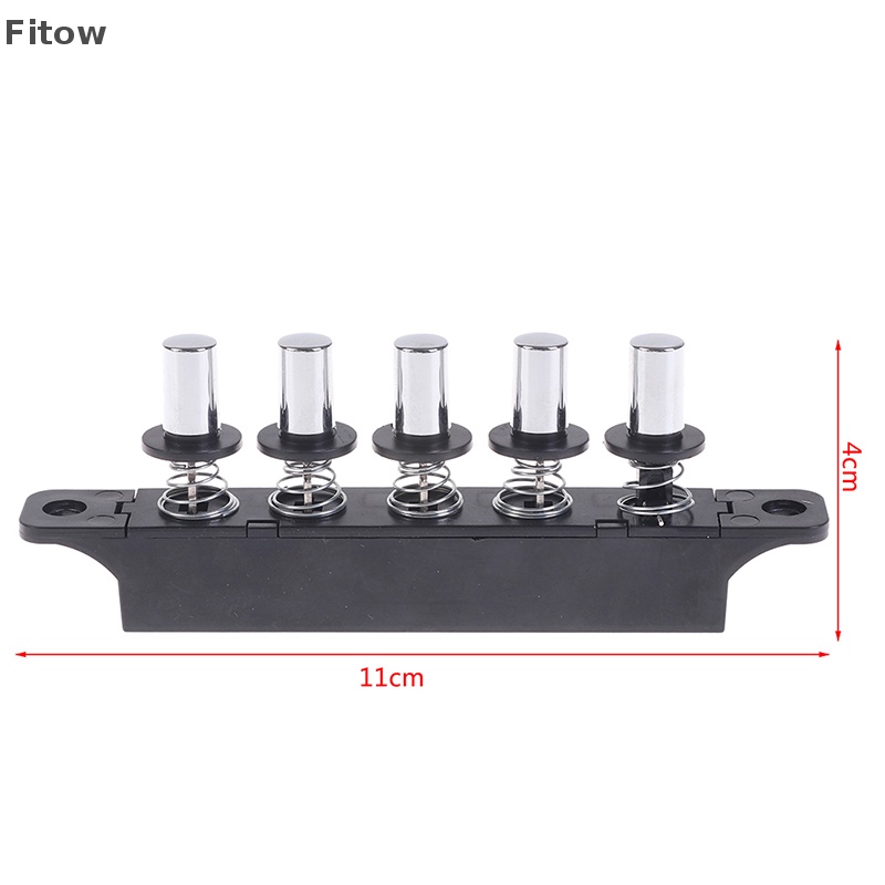 Nút Công Tắc Năm Vị Trí Màu Bạc Cho Mui Xe range hood