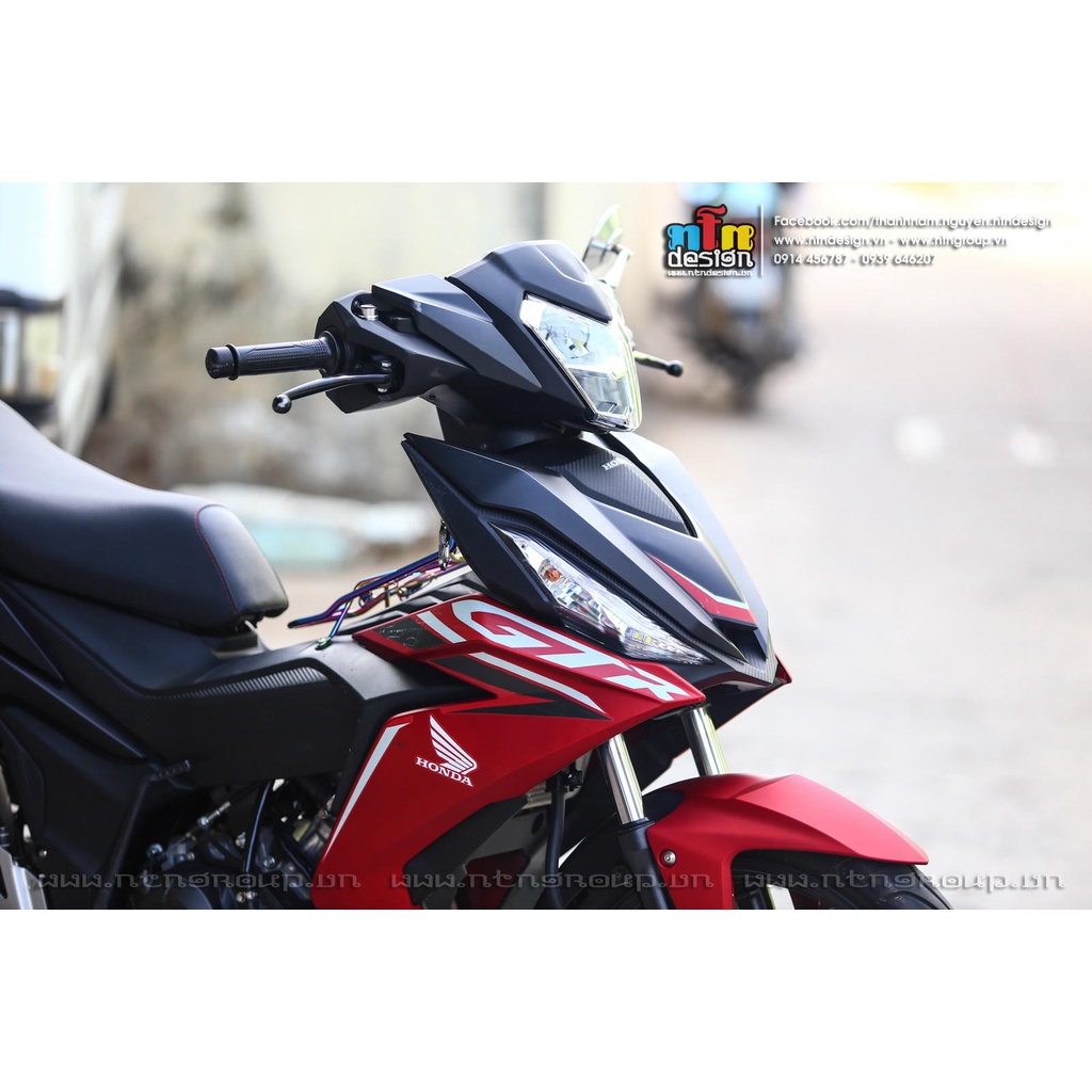 Tem rời Winner v1 xe đỏ đen - Mẫu GTR