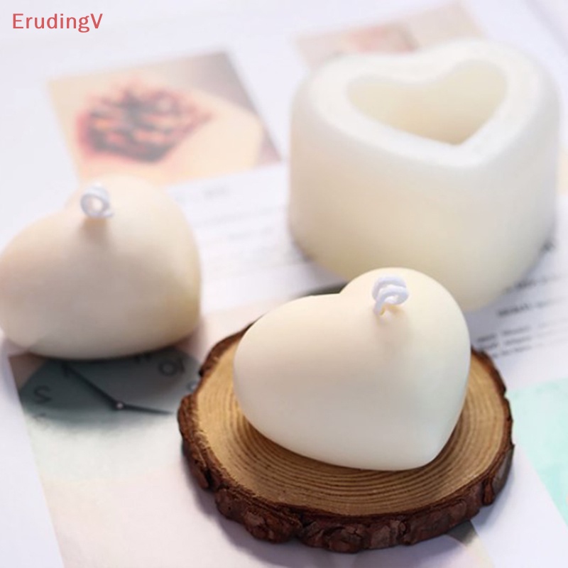 Khuôn Silicone Tạo Hình Trái Tim 3D Làm Bánh Mousse Tráng Miệng DIY