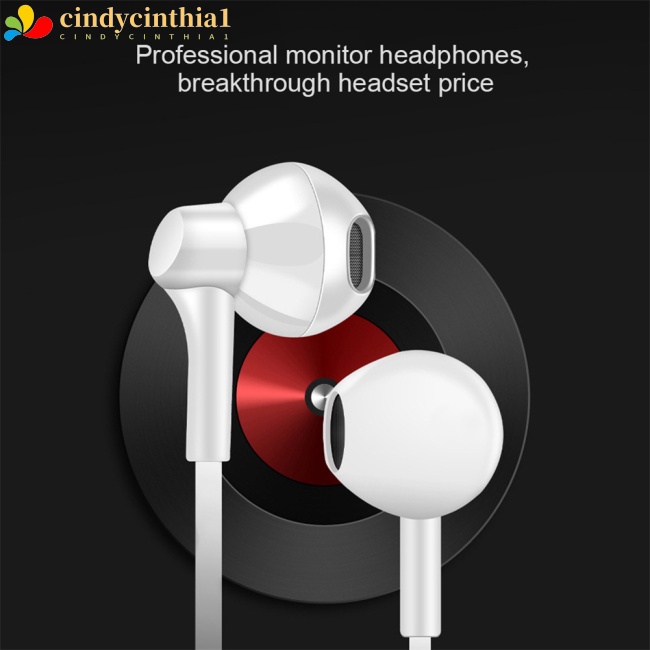 Tai Nghe Nhét Tai Âm Thanh Siêu Trầm Có Dây Dài 3m Cho Điện Thoại Di Động